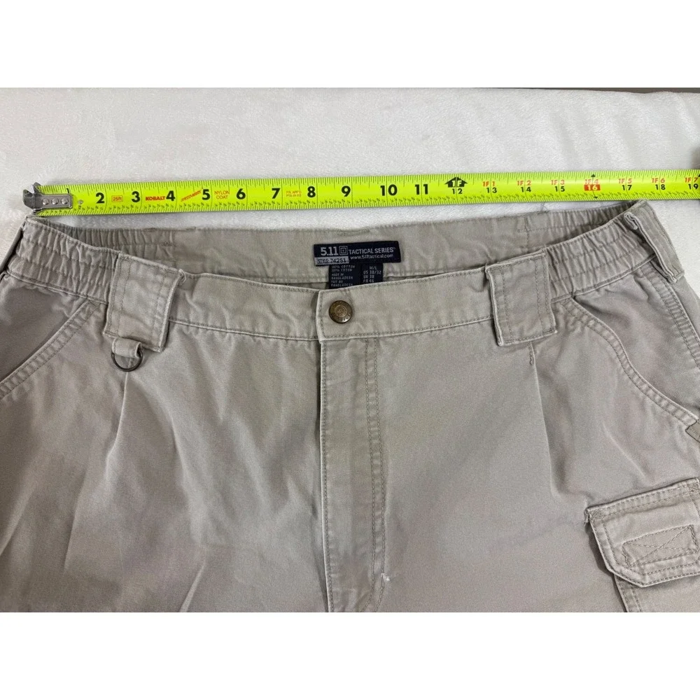 5.11 Tactical Series Cargo Pants Men's 38x32 Khaki Ripstop Utility Workwear